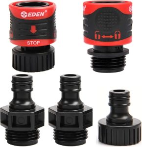 Eden 95210 Premium Garden Hose Fitting Quick Connect